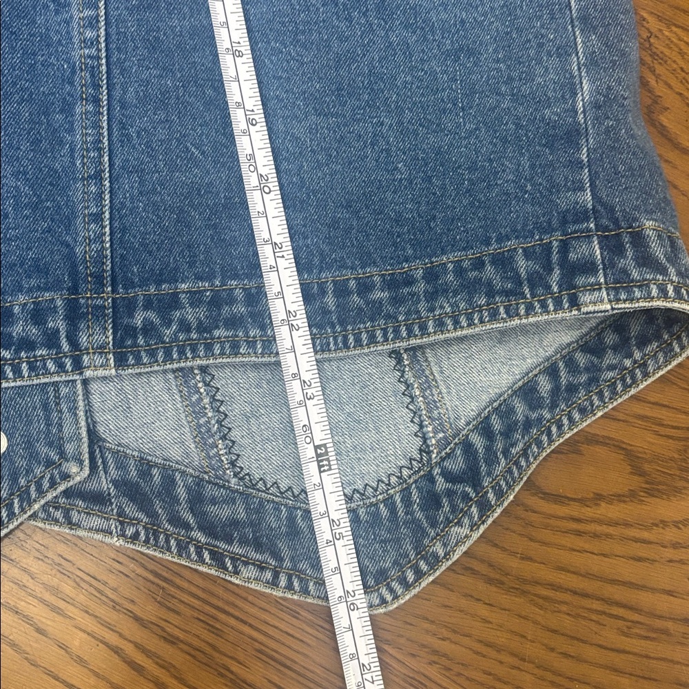 Denim Patchwork Vest - Picture 9 of 11